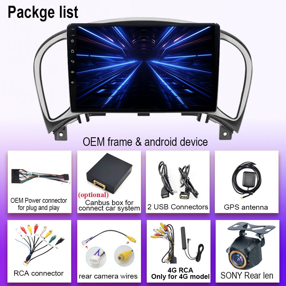 Автомобильный DVD на Android 13 для Nissan Juke YF15 2010 - 2014 Беспроводной Carplay Автомагнитола Стерео Мультимедийный плеер GPS-навигация НЕ 2din