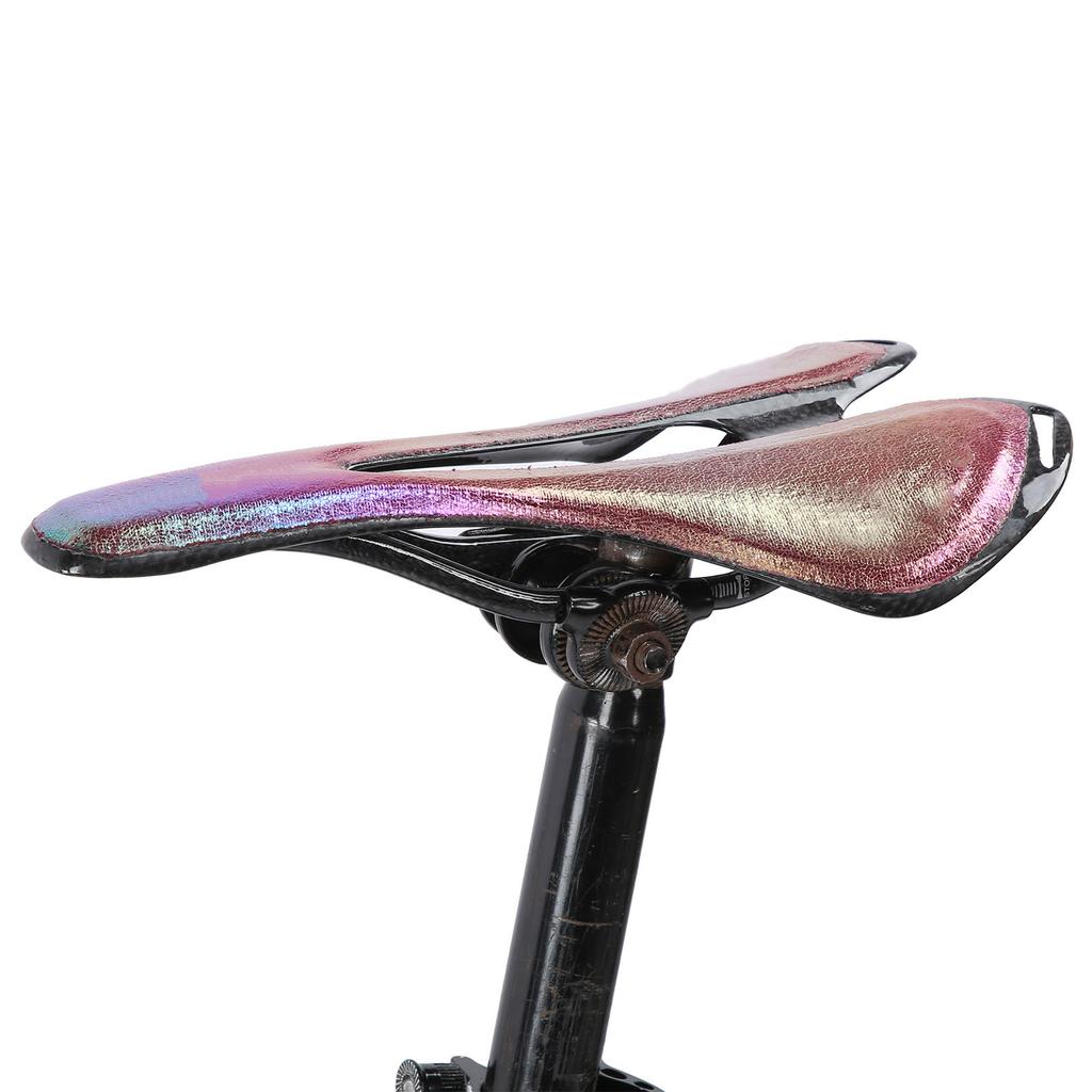 Bike Saddle Colorful for Road Mountain Riding Bicycle Carbon Fiber Accessories 150kg