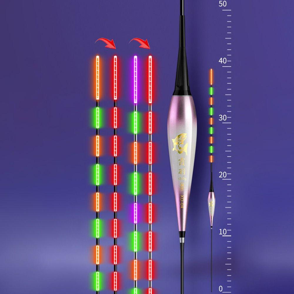 2 шт. Индикатор Электронный рыболовный поплавок Буй Поклевка Скальная рыбалка Поплавки Светящийся поплавок Длинный хвост
