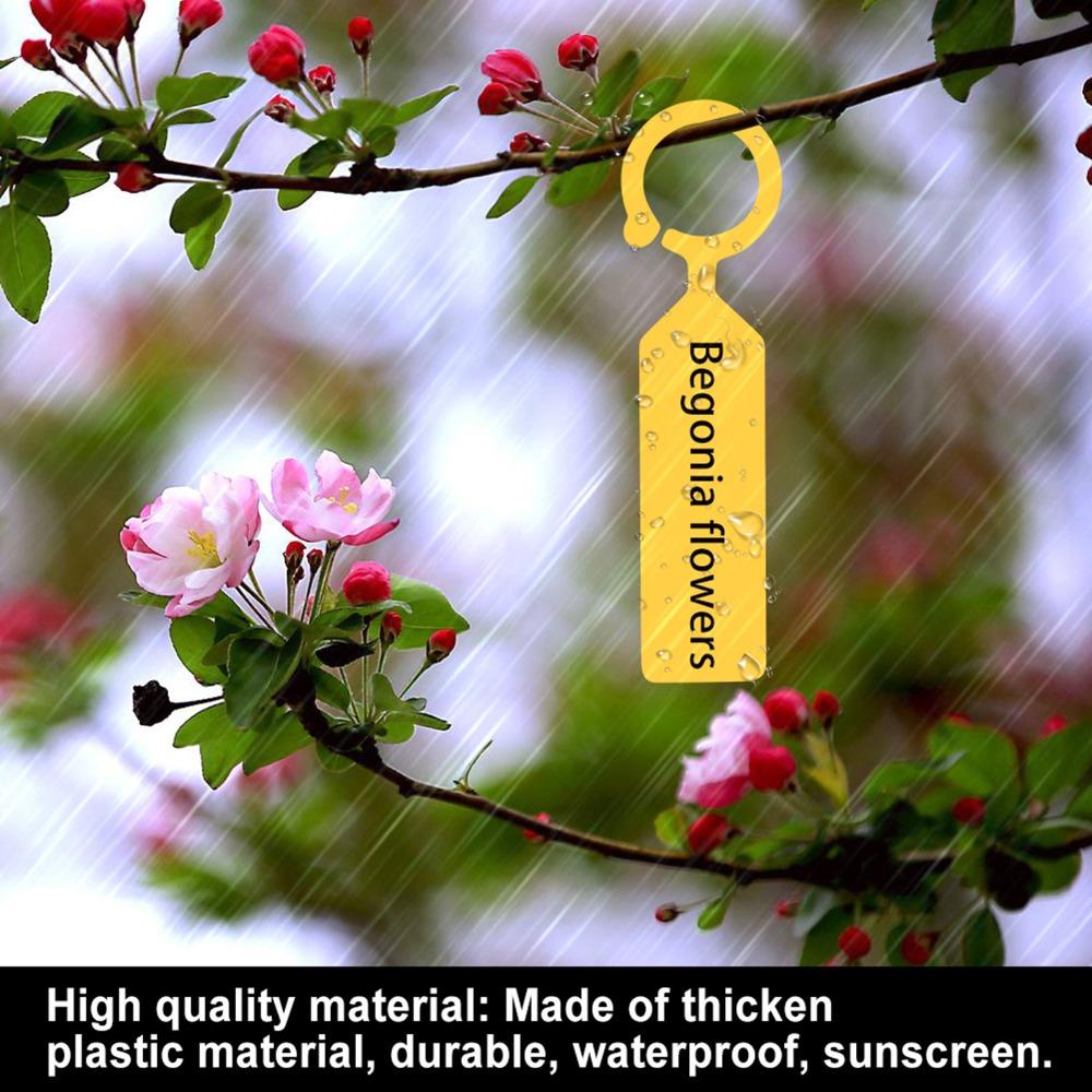 200PCS Plastic Plant Labels Lightweight Tree Labels Plant Tags Nursery and Seedling Identification