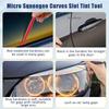 6/3Pcs Car Micro Squeegee Curves Slot Tint Tool Set 3 In 1 Different Hardness Gasket Squeegee for Installing Auto Wraps Stickers