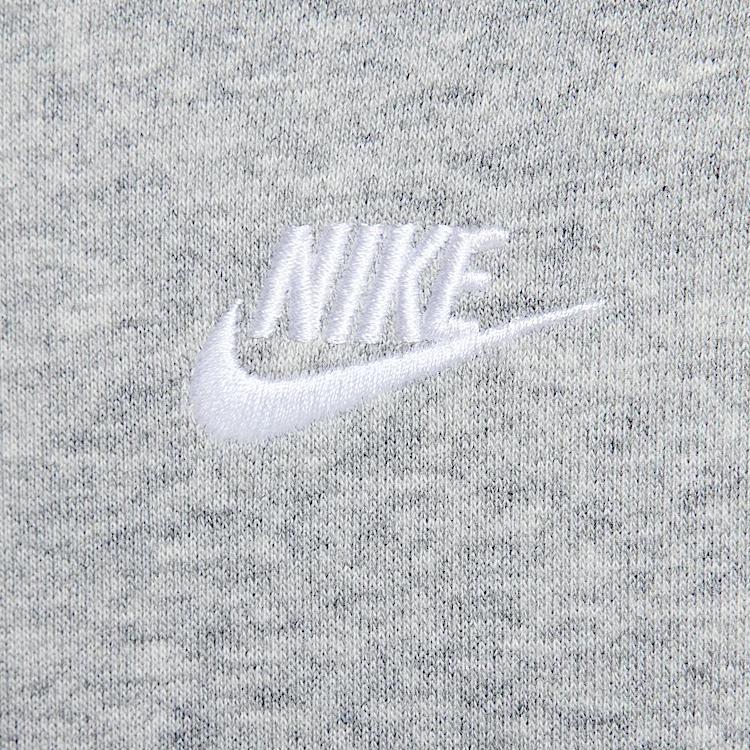 Nike Клубная толстовка на молнии с длинным рукавом реглан для мужчин, серая FN3885063
