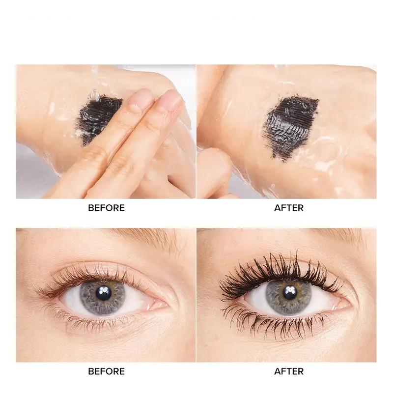 Тушь для ресниц 4d Fiber Mascara Black Eye Curling Eyelash Double Mascara Водостойкая тушь для ресниц Инструмент для макияжа