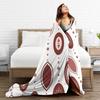 Bohemian  pattern Super Warm Blanket  Kids Adult Plush Throw Blanket Graphic Outdoor Flannel Bedspread Sofa Bed Cover