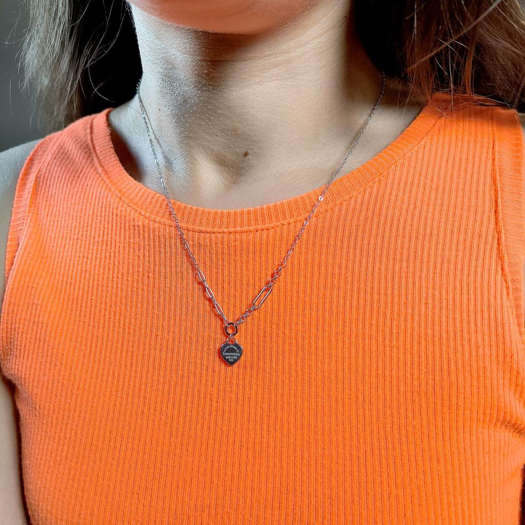 Серебряное колье с без камней, вес изделия 3,91 гр (2161097)