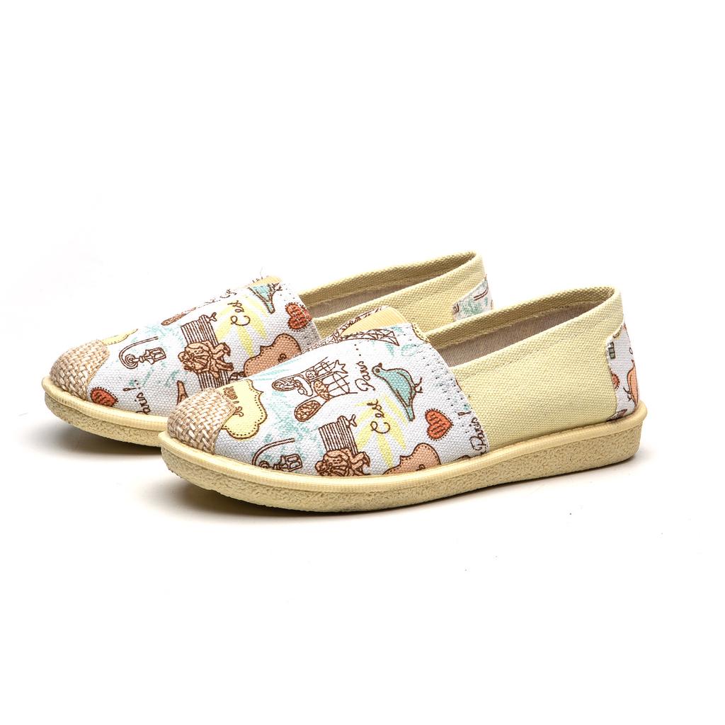 Новая модная обувь из парусины женская студенческая на плоской подошве повседневная рыбацкие туфли ленивая обувь