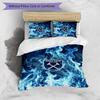 West Ham United Football Printed 3 Pieces Bedding Set, Comfortable Skin Friendly Bedroom Duvet Cover Set