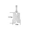 Последние изделия из меди Сверкающий циркон 26 Букв A-Z Бусины-подвески для женских браслетов, ожерелий, ювелирных аксессуаров