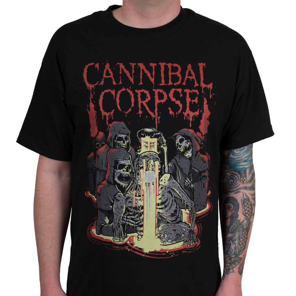 Хлопковая футболка унисекс с графическим принтом Cannibal Corpse, летняя, с коротким рукавом, модный бренд, роскошная, повседневная, винтажная, ретро, топ