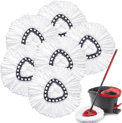 Совместимые треугольные чистящие насадки для вращающихся швабр Vileda и O-Cedar