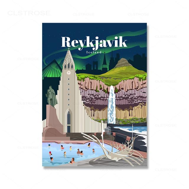 City Travel Landscape Poster Spain Australia Singapore Mexico Agra Canvas Prints Nordic Wall Art Picture Livingroom Office Decor No Frame