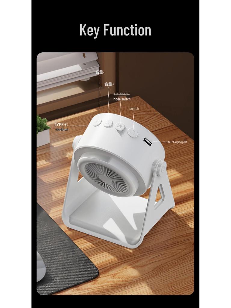 Многофункциональное беспроводное зарядное устройство и RGB-динамик ZJ-08 с Bluetooth и настольной подставкой