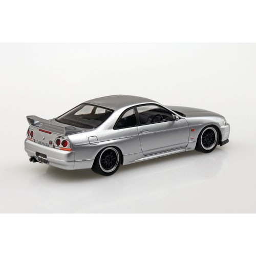 Аосима Бунка Кёдзай (АОСИМА) 1/32 Серия Snap Kit Nissan R33 Skyline GT-R Кастомные колеса (Соник Сильвер) Предварительно окрашенный пластиковый набор модели 15-SP4