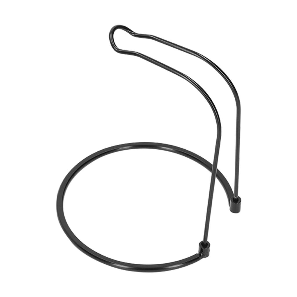   Reel Rack Stainless Steel Short Type U Shaped Upper Frame Round Base Lightweight Detachable Fishing Gear Stand