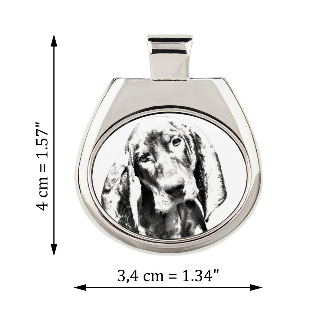 Black And Tan Coonhound - Naszyjnik Z Psem, Personalizowana Zawieszka Ze Zdjęciem, Wyjątkowy Naszyjnik Dla Kobiet I Mężczyzn Marki Art-Dog