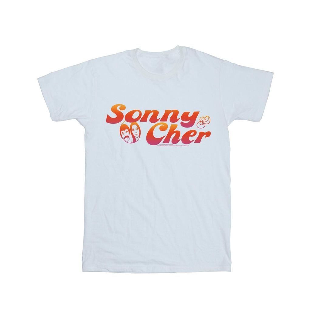 Sonny & Cher Mens Gradient Logo T-Shirt