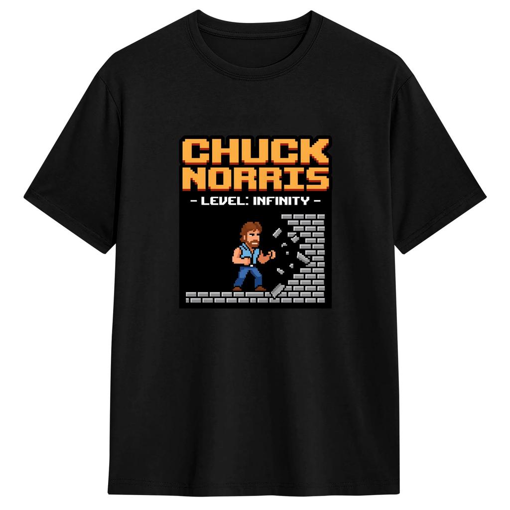 Unisex Women TShirt Chuck Norris T Shirts Harajuku  Beach Tee Shirt Y2K Basic Cotton Tops Plus Size
