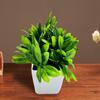 Artificial Potted Green Plants Home Office Table Centerpiece Wedding Party Plastic Faux Greenery Bonsai Indoor Outdoor