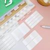 40/80/160 Pages Frosted Simple Pure White Index Stickers Transparent Label Stickers DIY Sticky Notes Office School Supplies