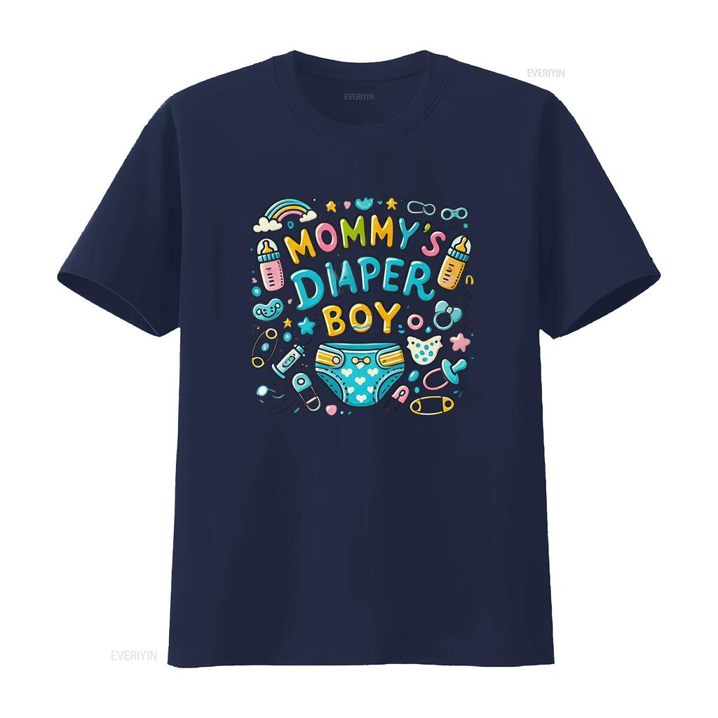 Mommys Diaper Boy Adorable Baby Design Abdl T Shirt Vintage Comfortable Fashion Casual Homme Graphic Unisex Stylish