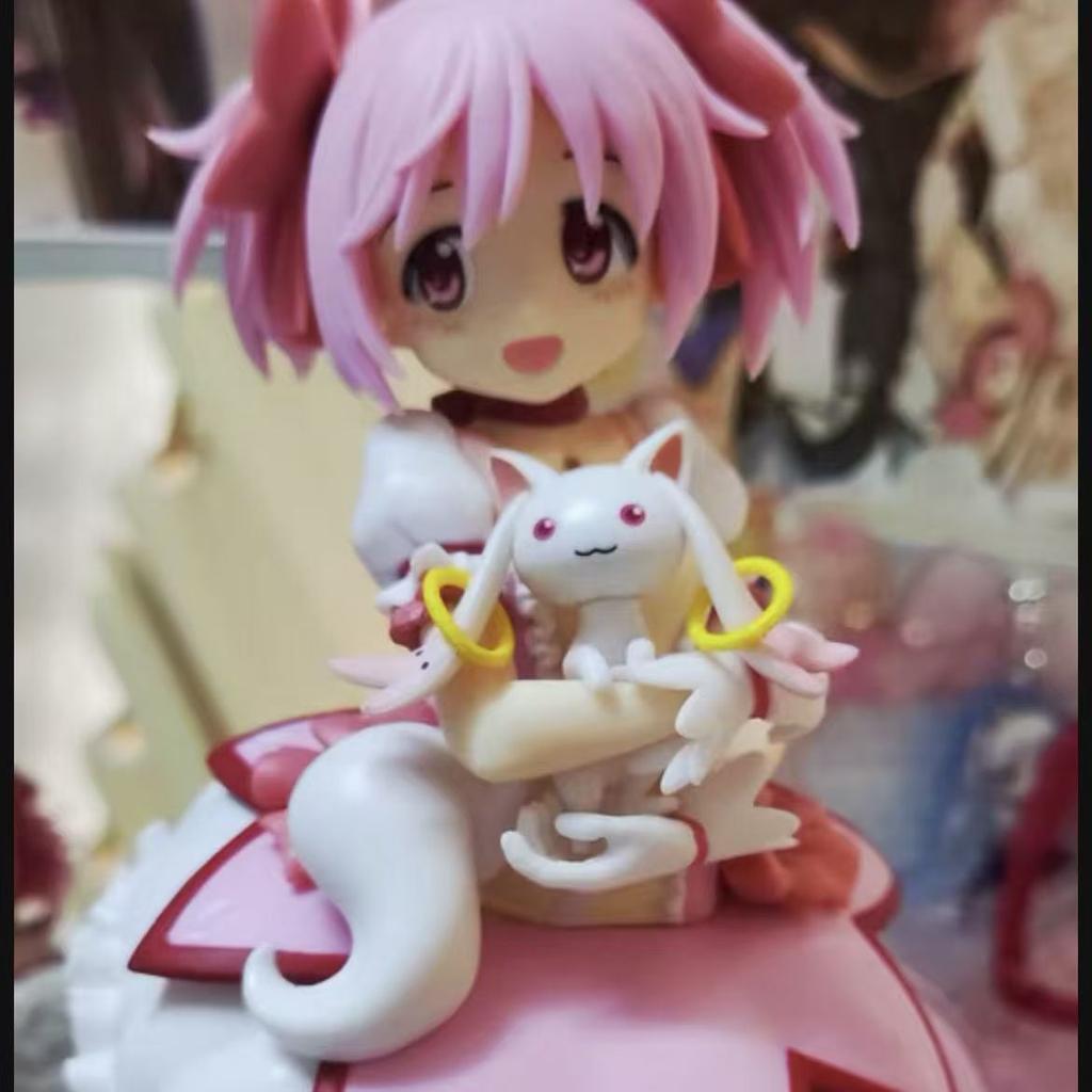 15см Высота "Волшебная девочка Мадока Магика": Канаме Мадока, Милая статуэтка девушки, Украшение для рабочего стола, Мягкая кукла/Гараж Набор (ГК) Фигурка, Идеальный подарок