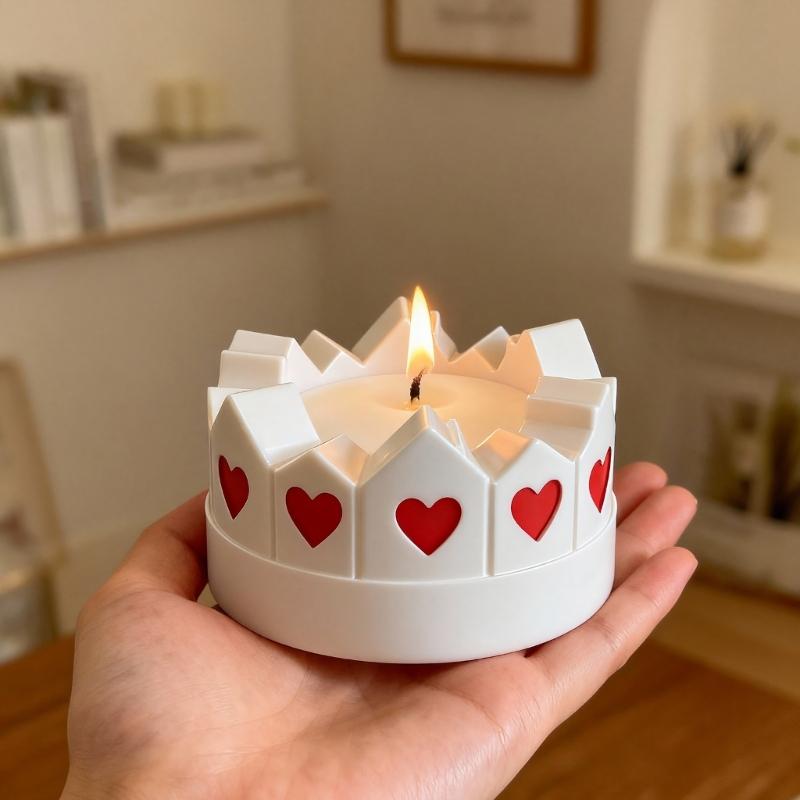 Silicone Mold Concrete Scent Blowtorch Box Candle Cup Molds Artisanal Handmade Jewelry Storage Box Cement Plaster Mould Resin