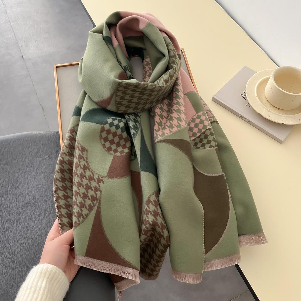 Autumn Winter Women Scarf Design Pladi Imitation Cashmere Pashmina Soft Warm Shawls Wraps Bufanda Echarpe Poncho Blanket