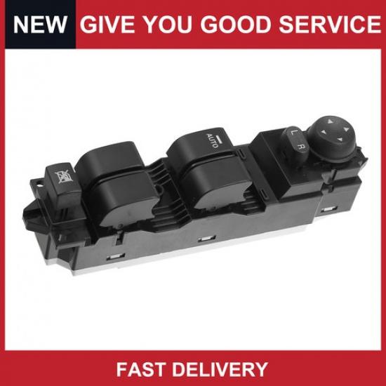 Pack of 1 for Mazda 3 Front Left Driver Side Master Power Window Switch Black