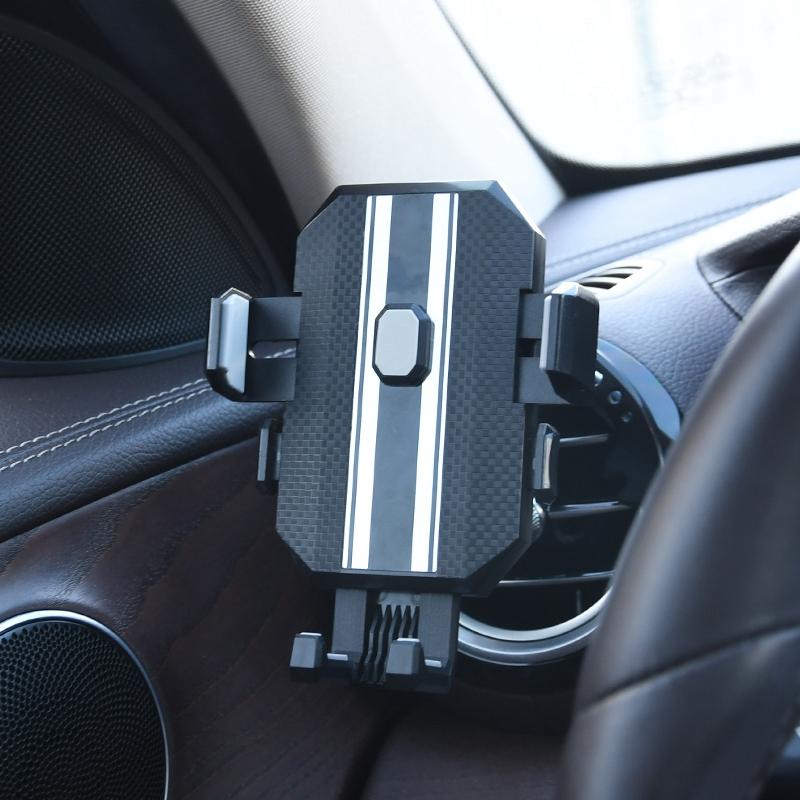 C229 Horn Shape Car Air Outlet Mount Auto Lock Mobile Phone Holder