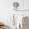 Toilet Paper Holder Kitchen Towel Hook Bathroom Kitchen Towel Hook Sucker Rack Rotatable Wall-mounted Roll Paper Shelf Organizer