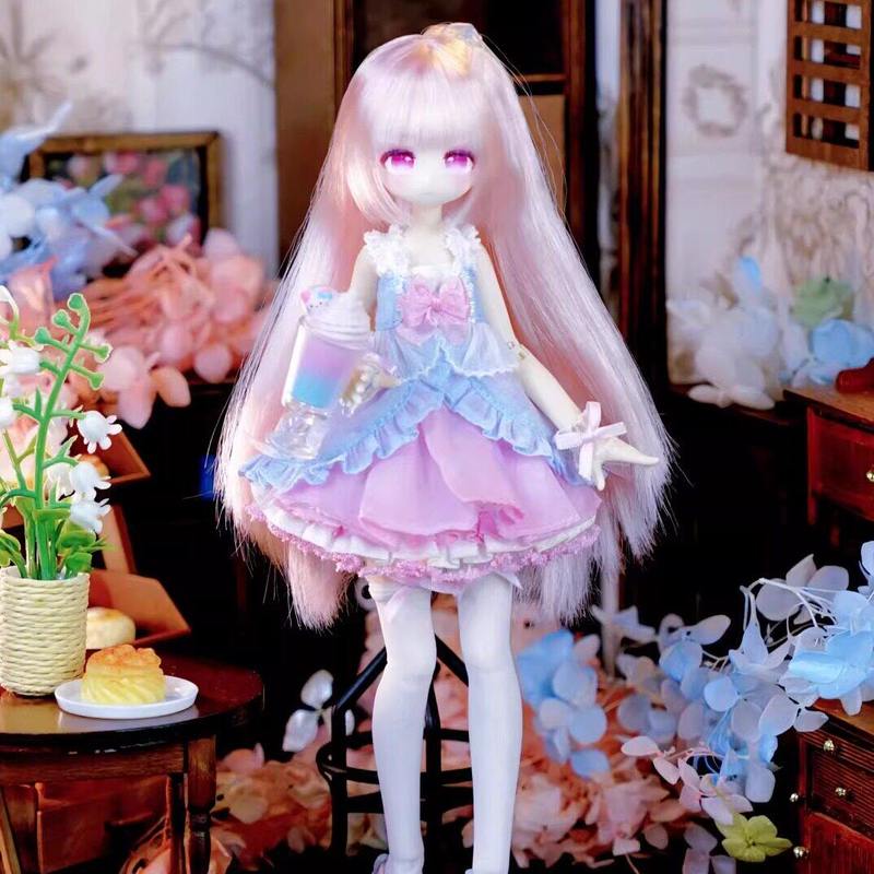 Новая серия кукол Momotale Siji Chayu 1/8 BJD с шарнирами, милая кукла, фигурка из слепой коробки Caixa Caja Язык чая четырех времен года