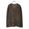 CROSSLEY Made In Italy Wool Blend Long Sleeve Knit Cardigan M Brown Men's Used