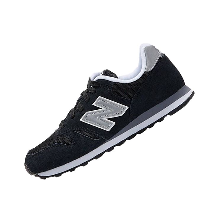 New Balance Nb 373 Модные Удобные Тканевые Синтетическая Кожа Низкий Верх Повседневные Кроссовки для Бега Унисекс кроссовки Черный Серебристый ML373GRE