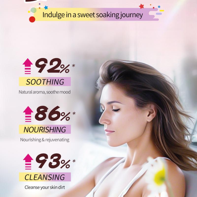 Шарики соли для ванны в форме макарон-пончиков SADOER Clean Body Bath Salts