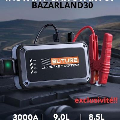 Пуско-зарядное устройство - BAZARLAND30 - Buture Beta08 - 4000А - 16800 мАч - 12В