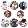 32/44/58mm Komi Cant Communicate Round Pin Cute Girl Cartoon Snap-in Brooches for Backpack Cothes Accessories Anime Collection Badge