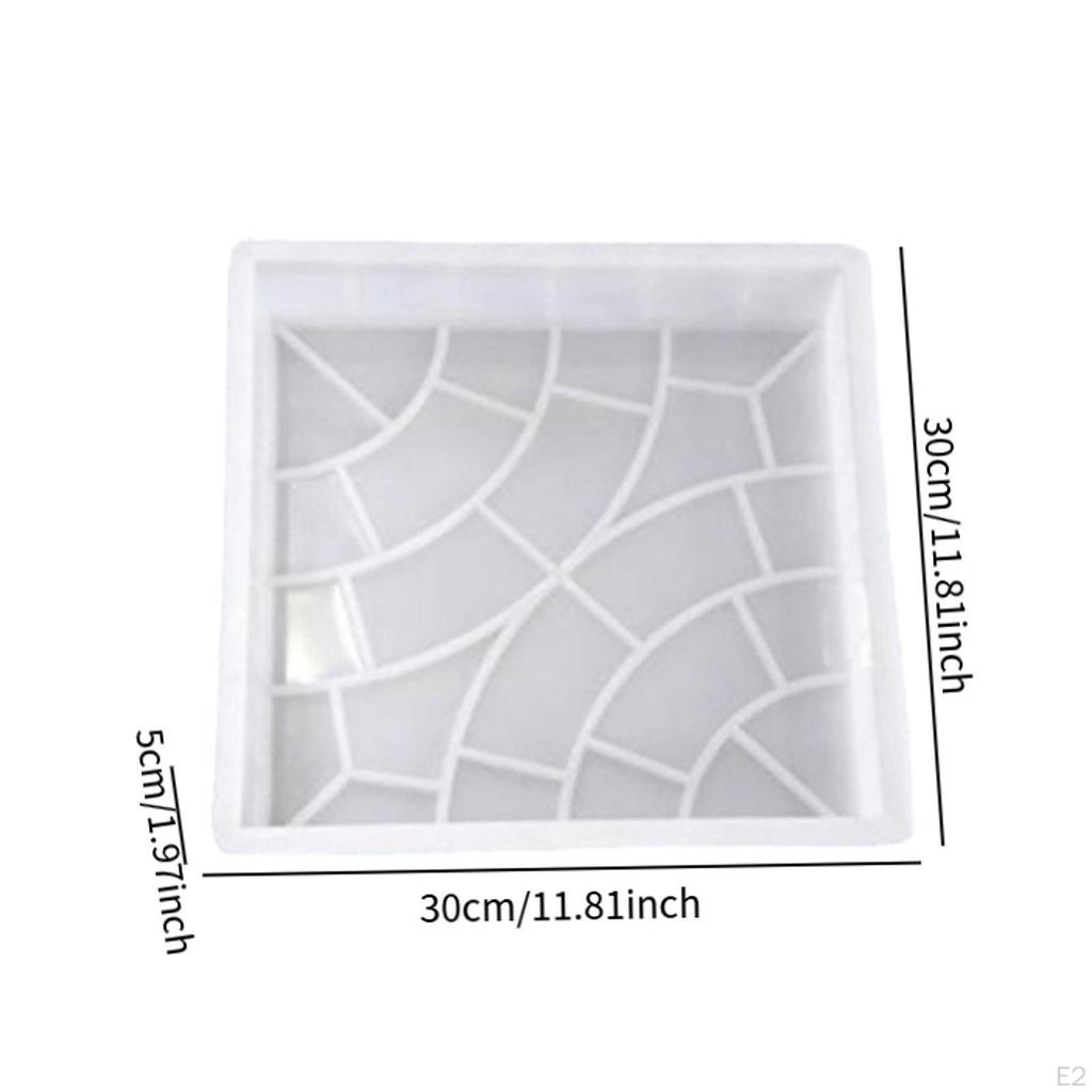 Модель бетонного кирпича, Тротуарная плитка-ступенька, Квадратная модель для ландшафтной мостовой, Садовая модель для мощения дорожек