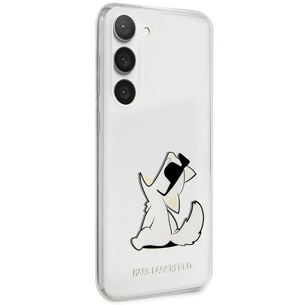 Karl Lagerfeld KLHCS23MCFNRC S23+ S916transparent hardcase Choupette Fun