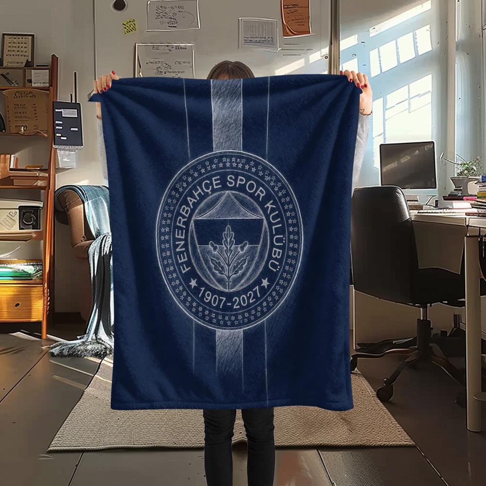 Fenerbahçe Flannel Blanket, High quality Comfortable for All Seasons, Home Decor, Warmth and Comfort