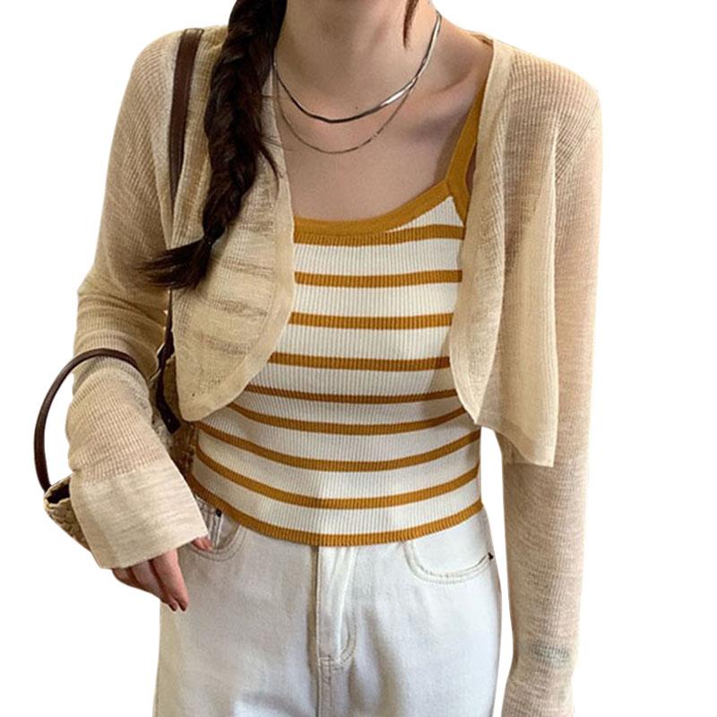 Женская узкая полосатая повседневная майка без рукавов, внутренняя и внешняя, универсальная, носибельная