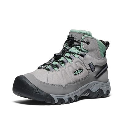 Кроссовки KEEN Targhee IV Mid WP Размер Детский (Размеры 20.0-23.5см), Водонепроницаемый, Сплав/Гранитный зеленый, 20.0см