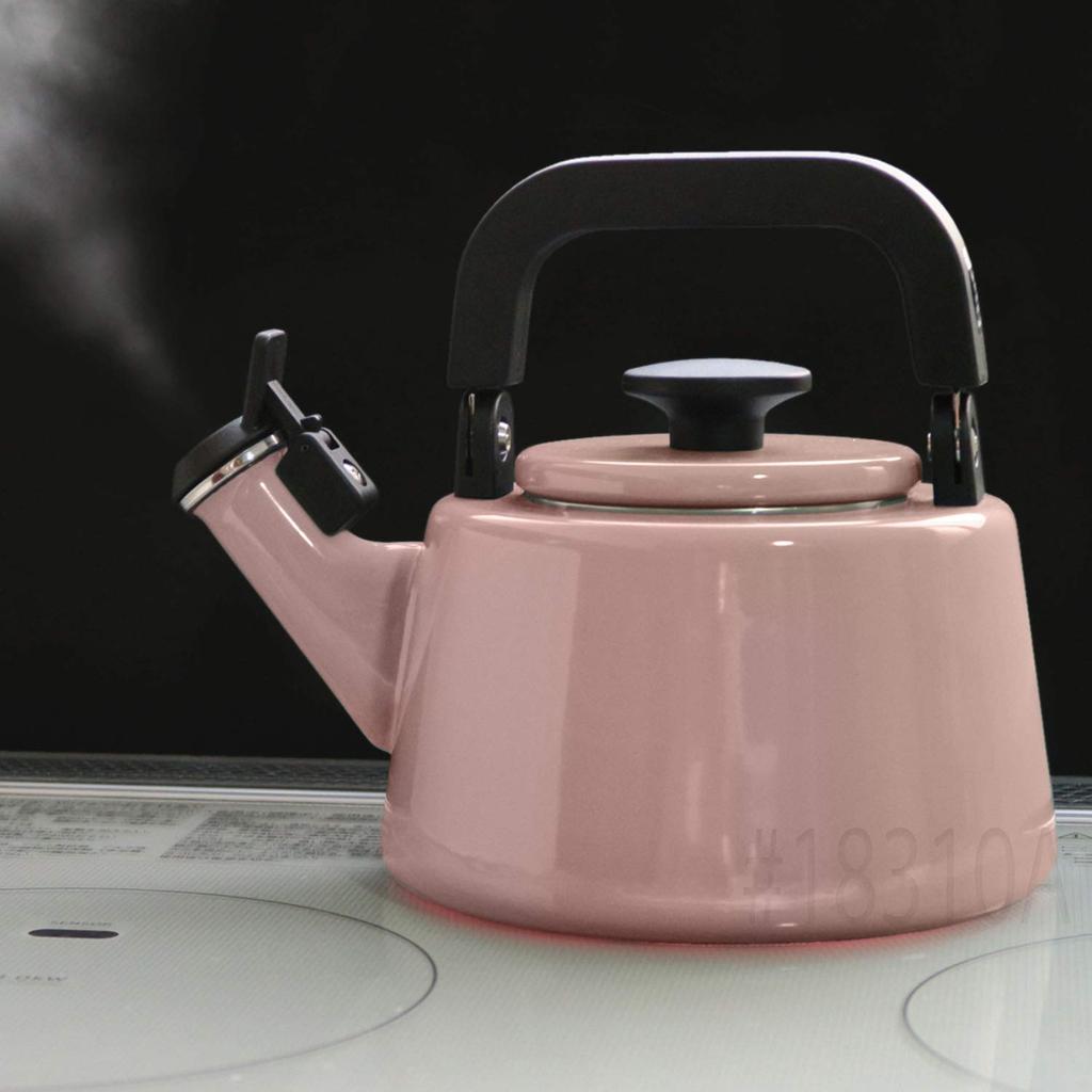 Fuji Horo Whistle Kettle IH Compatible Cotton 2.1L Ash Pink CTN-2.1WK.AP