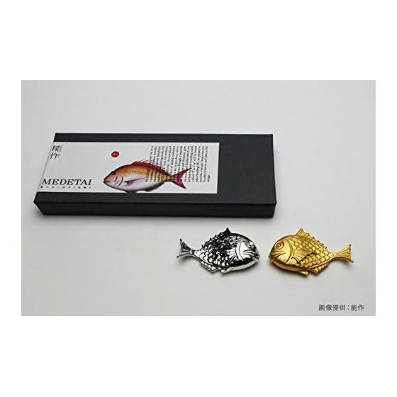 Nousaku Tai no Hashioki - Оловянная подставка для палочек / столовых приборов, Позолоченная, 100% олово