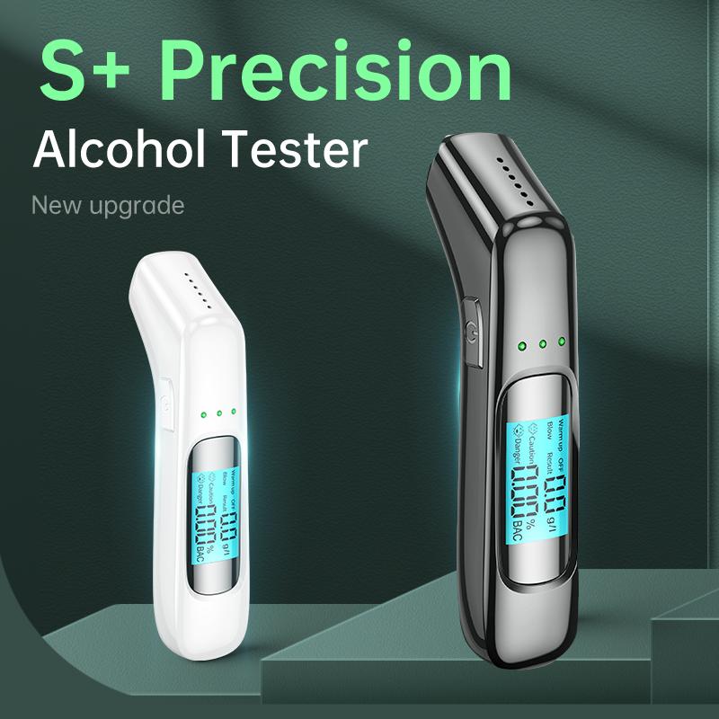 2024 New Digital Alcohol Breath Tester Mini Breathalyzer Handheld Analyzer Portable Measurement and Testing Instrument for Household Alcohol Testing