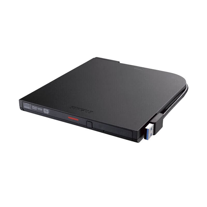 Buffalo External DVD Drive with USB Conversion Adapter DVSM-PTC8U3-BKB Type-C