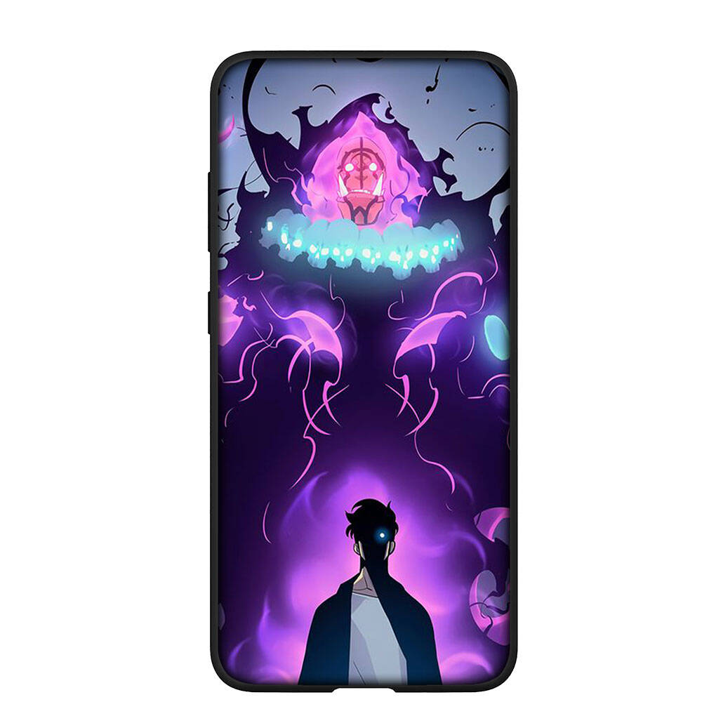 Чехол для телефона Samsung Galaxy S25 S23 S22 S24 Ultra FE A05 A06 A15 A16 A36 A37 A35 A54 A55 A56 A57 A25 A26 A53 Сун Джин У Solo Leveling Arise