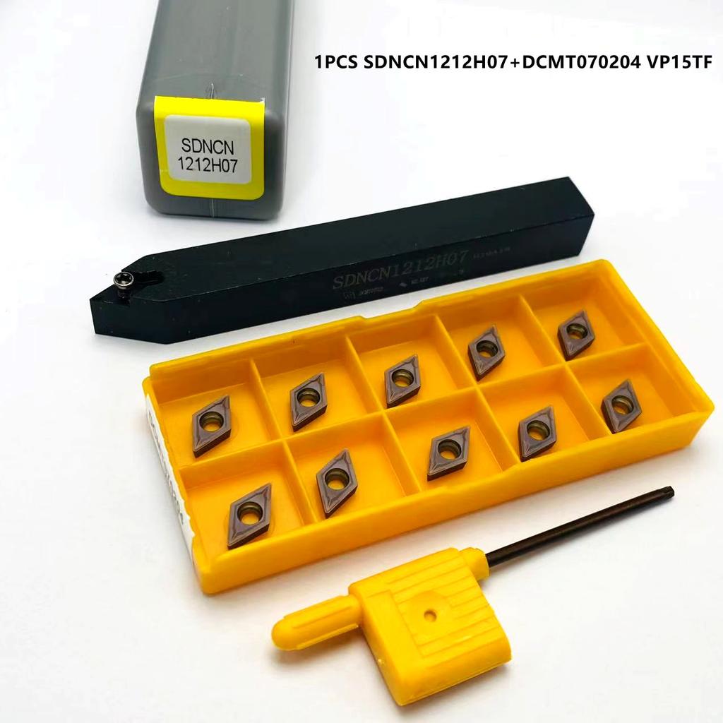 SDNCN1010H07 SDNCN1212H07 SDNCN161H07 SDNCN2020K07 Наружный держатель инструмента для транспортного средства.dcmt070204 Твердосплавный вставной инструмент для токарного станка с ЧПУ