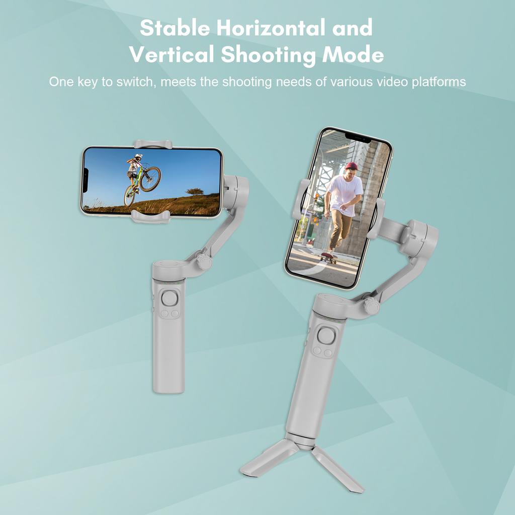 Складной стабилизатор подвеса для смартфона, 3-осевой стабилизатор для телефона, стабилизатор для видеоблога с защитой от сотрясений