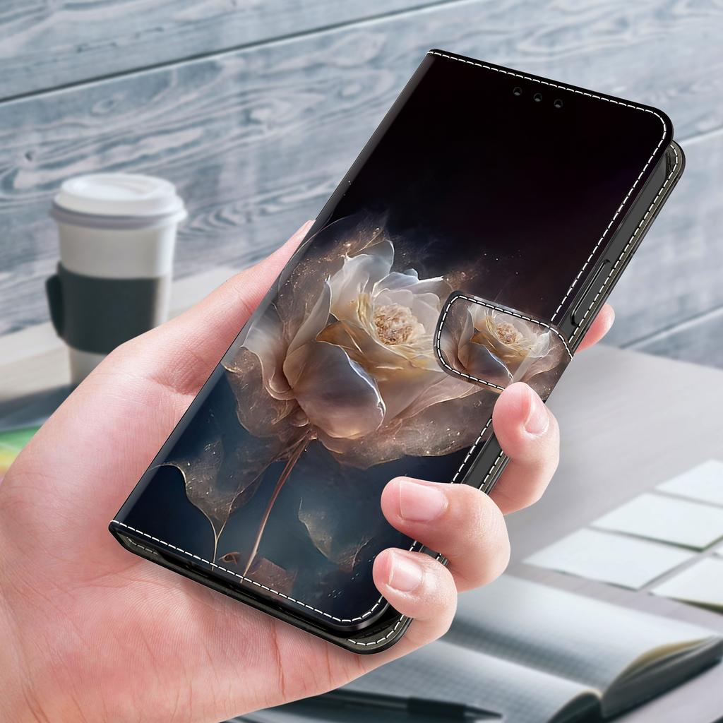 For Samsung Galaxy S24 Case Pattern Printing Leather Flip Phone Case