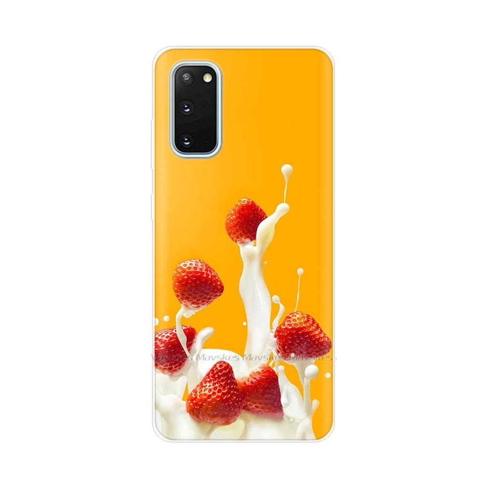Для Samsung Galaxy S20 FE Чехол S20 Ultra Силиконовая Задняя Крышка Мягкий ТПУ Чехол для Телефона Для Samsung S20 FE Чехол S 20 Plus Чехол Бампер